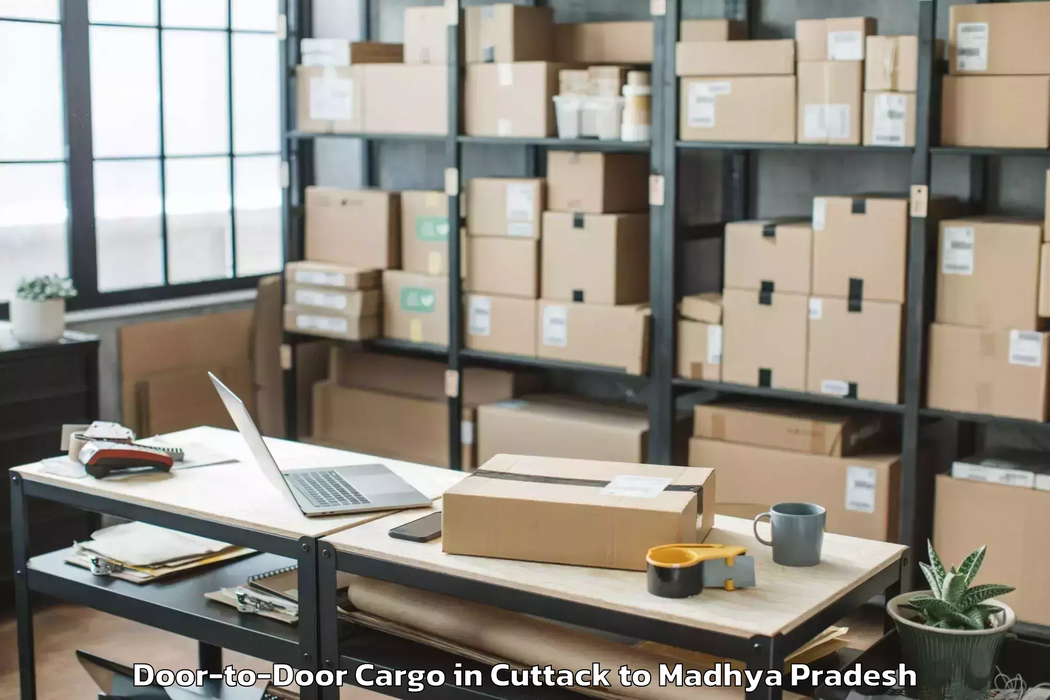 Book Cuttack to Khilchipur Door To Door Cargo Online